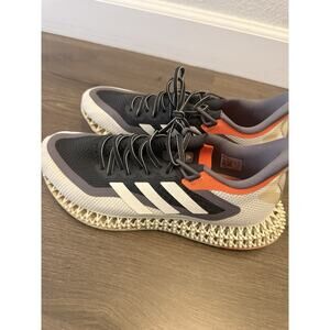 Adidas 4DFWD 2 Carbon Cloud White Metallic Running Shoes GX9250 Men's Size 10.5